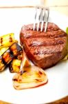 Grilled Beef Filet Mignon Stock Photo