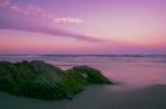 Burleigh Heads Beach During The Day Stock Photo