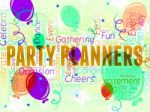 Party Planners Represents Plans Planning And Celebrations Stock Photo