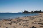 Jubilee Beach In The Town Of Swansea, Tasmania Stock Photo