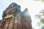 Prasat Hin Phanom Rung Is One Of Thailand Stock Photo