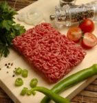 Fresh Ground Meat Stock Photo