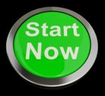 Start Now Button Stock Photo