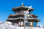 Deogyusan Mountains In Winter, Korea Stock Photo