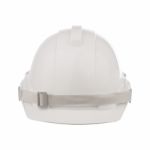 Front View Of Safety Helmet Cap Isolated White Stock Photo