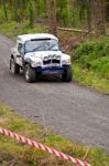 Land Rover Tomcat Rally Stock Photo