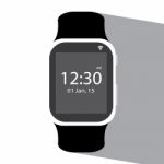 Smart Watch Flat Icon   Illustration  Stock Photo