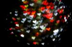 Bokeh - Hearts Stock Photo