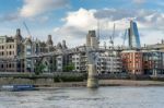 The Millennium Bridge In London Stock Photo