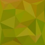 Heart Gold Green Abstract Low Polygon Background Stock Photo