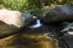 Cedar Creek In Samford, Queensland.  Stock Photo