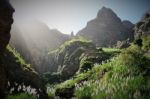 Landscape Of Santa Antao Island In Cape Verde Stock Photo