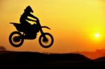 Motocross Rider Stock Photo