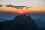 Sunset At Doi Laung Chiang Dao-thailand Stock Photo