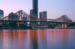 Story Bridge In Brisbane Stock Photo