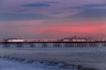 Brighton, East Sussex/uk - January 26 : Starlings Over The Pier Stock Photo