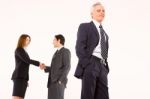 Business People Shaking Hands Stock Photo