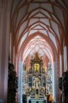 Interior View Of The Collegiate Church Of St Michael In Mondsee Stock Photo