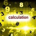 Counting Mathematics Indicates One Two Three And Arithmetic Stock Photo