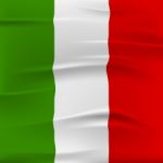 Flag Italy Indicates Nationality Patriot And Nation Stock Photo