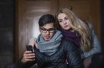 Attractive Young Couple In Love Stock Photo