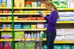 Woman Shopping Stock Photo