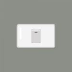 Electronic Switch Isolated On Background Stock Photo