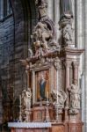 Detail View Of St Stephans Cathedral In Vienna Stock Photo