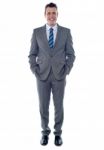 Smiling Businessman Stock Photo