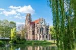 Saint Johns Protestant Church In Stuttgart, Germany Stock Photo