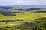 Pienza, Tuscany/italy - May 18 : Countryside Of Val D'orcia In P Stock Photo