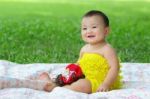 Little Asian Girl Stock Photo