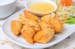 Chinese Food Name Deep Fried Shrimp Rolled Stock Photo