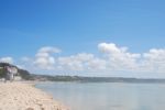 Beautiful Obidos Lagoon In Foz Do Arelho, Portugal Stock Photo