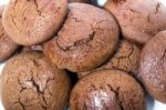 Tasty Carob Cookies Stock Photo