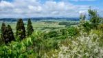 Countryside Of Val D'orcia Tuscany Stock Photo