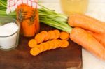 Artisan Preparation Of Pickling Fresh Organic Carrots Stock Photo