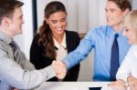 Corporate Guys Shaking Hands Stock Photo