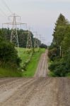 Beautiful Photo Of An Amazing Road With Hills Stock Photo