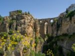 Ronda, Andalucia/spain - May 8 : View Of The New Bridge In Ronda Stock Photo