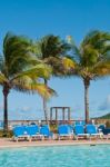 Tropical Swimming Pool Stock Photo