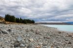 Deserted Shoreline Stock Photo