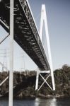 Batman Bridge By The Tamar River Near Sidmouth Stock Photo