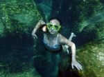 Snorkeling In Florida At Salt Springs Stock Photo