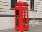 Red Phone Box Stock Photo