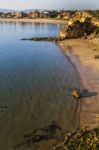 Beaches Near Ferragudo, Portugal Stock Photo