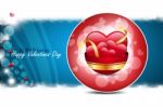 Red Love Heart, Valentines Day Concept Stock Photo