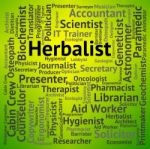 Herbalist Job Represents Jobs Work And Hiring Stock Photo