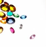 Falling Gemstone Stock Photo