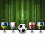 Group D Of 2012 Europe Soccer Stock Photo